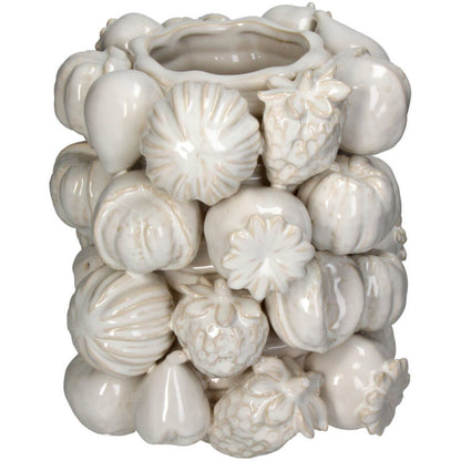 Ivory Orchard Ceramic Vase Large