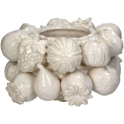 Ivory Orchard Ceramic Vase Small