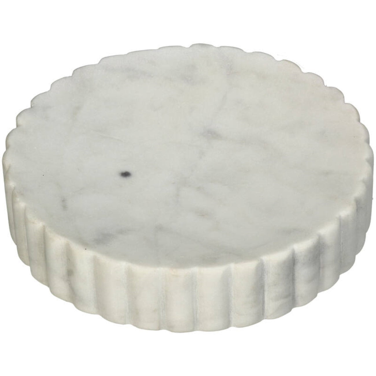 Amara White Marble Soap Dish
