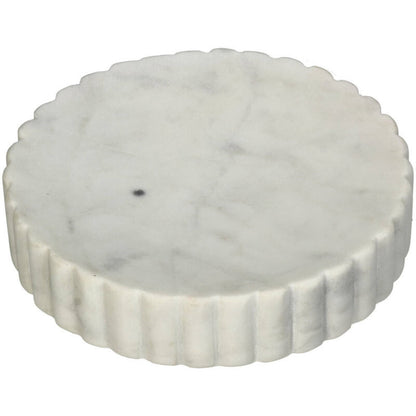 Amara White Marble Soap Dish