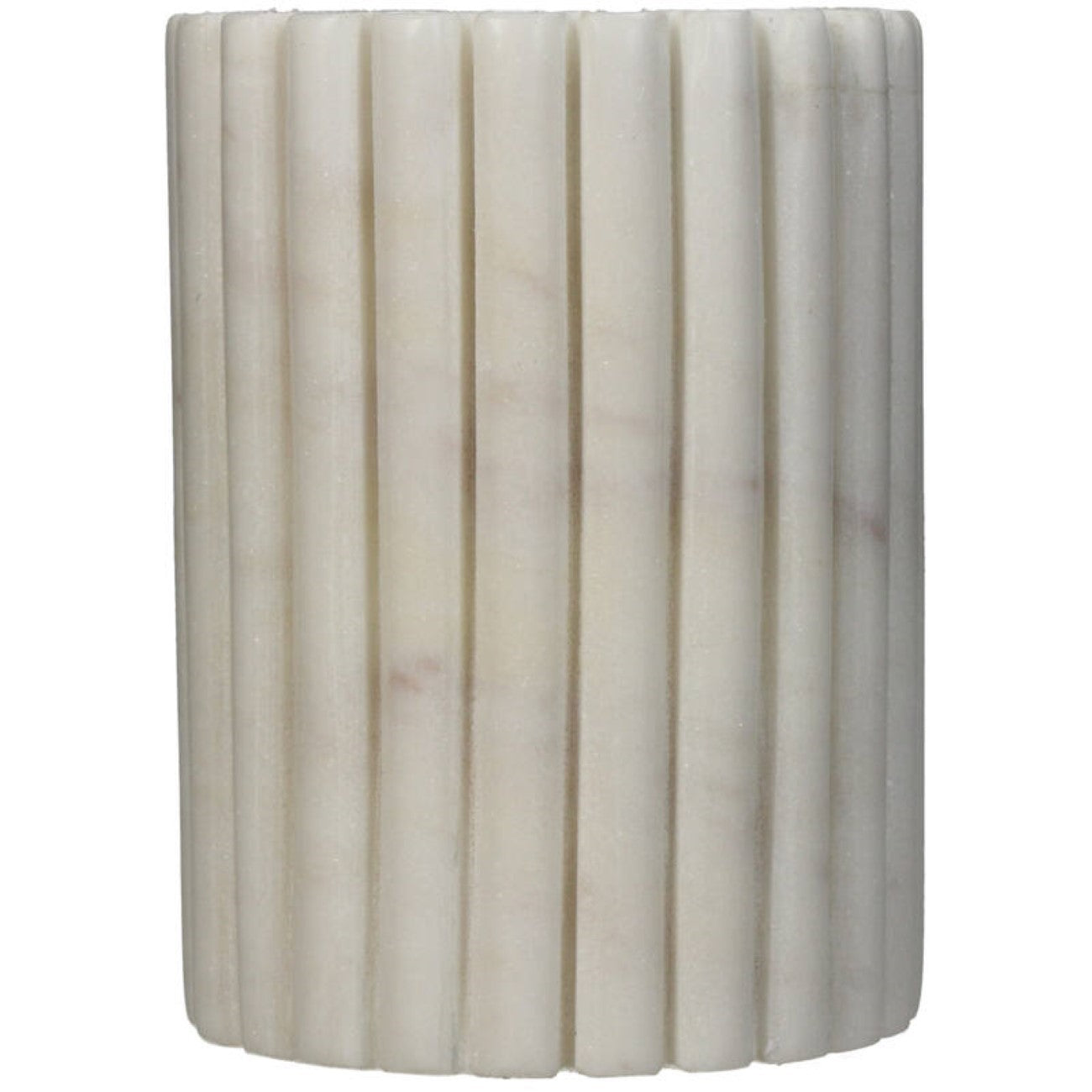Amara White Marble Toothbrush Holder