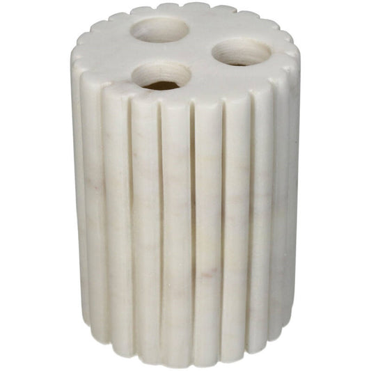 PRE-ORDER Amara White Marble Toothbrush Holder
