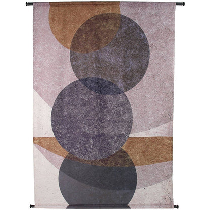 Elemental Circles Velvet Wall Hanging 135x110cm