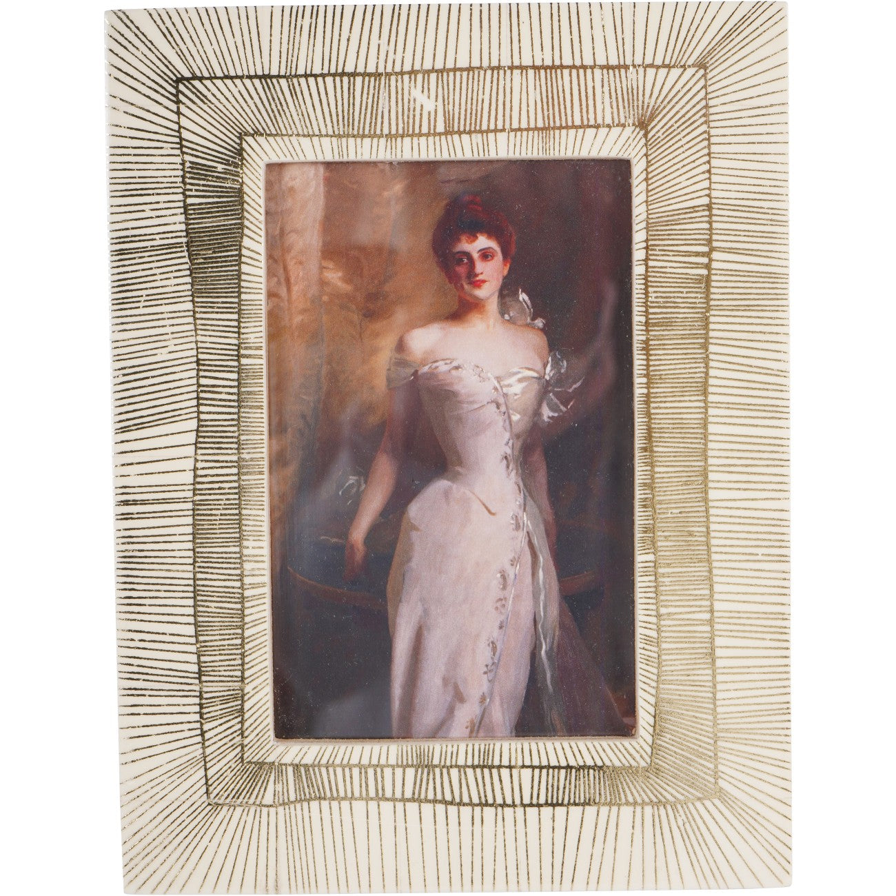 Dame Photo Frame White 5x7