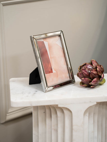 Danes Photo Frame Mirror Polyresin Silver 13x18cm