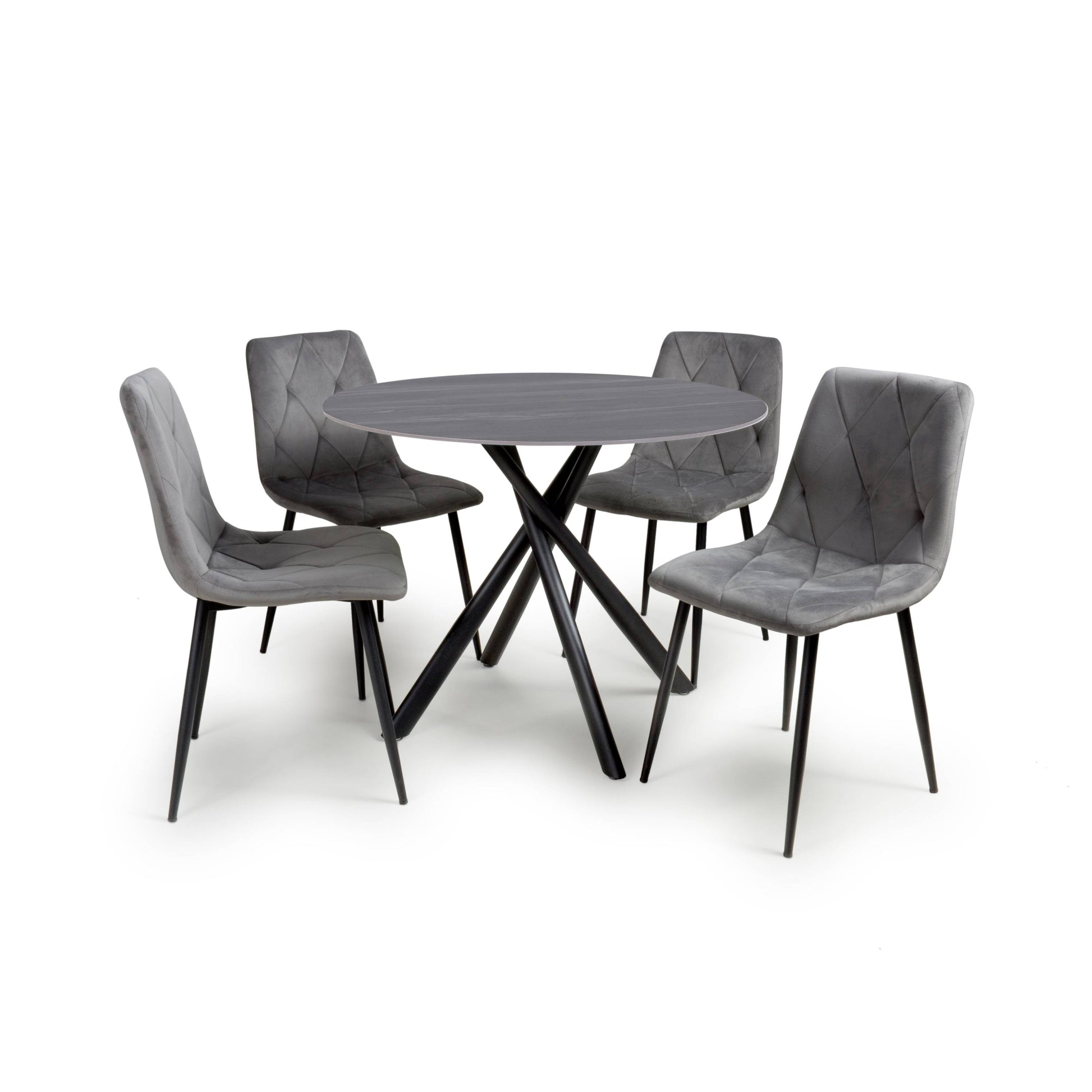 Avesta Grey Round Dining Table