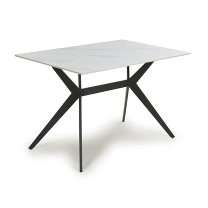 Timor 1.2m & 4 Lisbon Dining Set