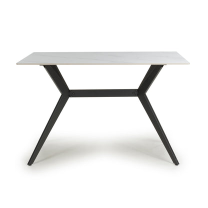 Timor 1.2m & 4 Lisbon Dining Set