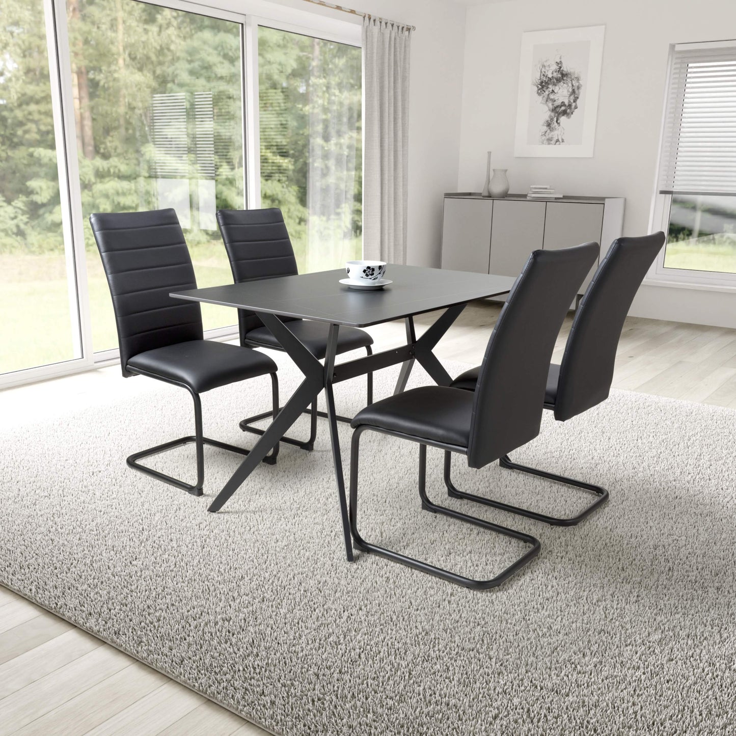 Timor 1.2m & Carlisle Dining Set