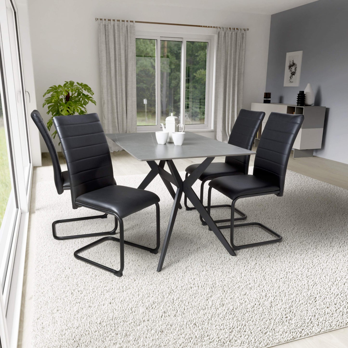 Timor 1.2m & Carlisle Dining Set