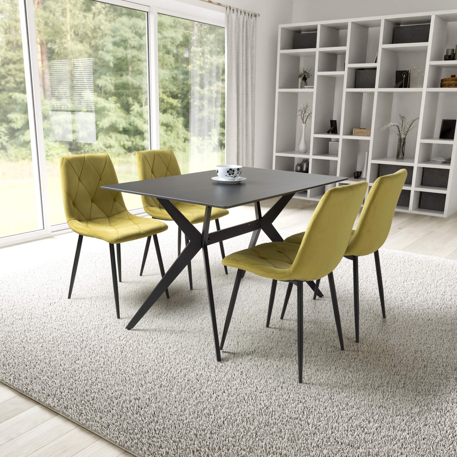 Timor 1.2m & Vernon Dining Set