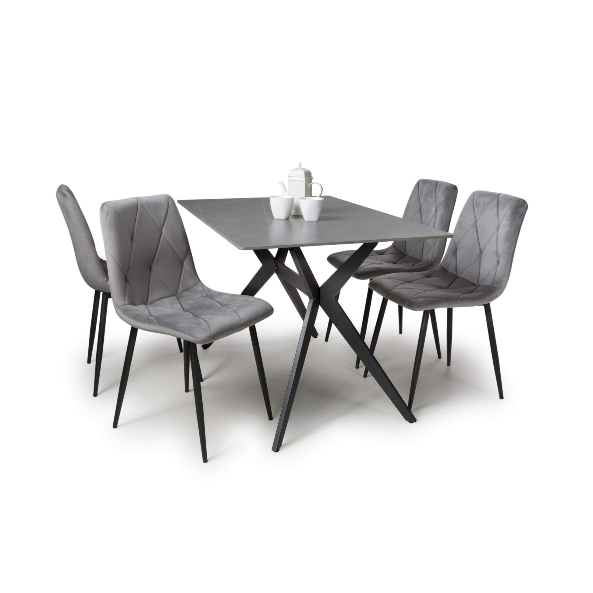 Timor 1.2m & Vernon Dining Set