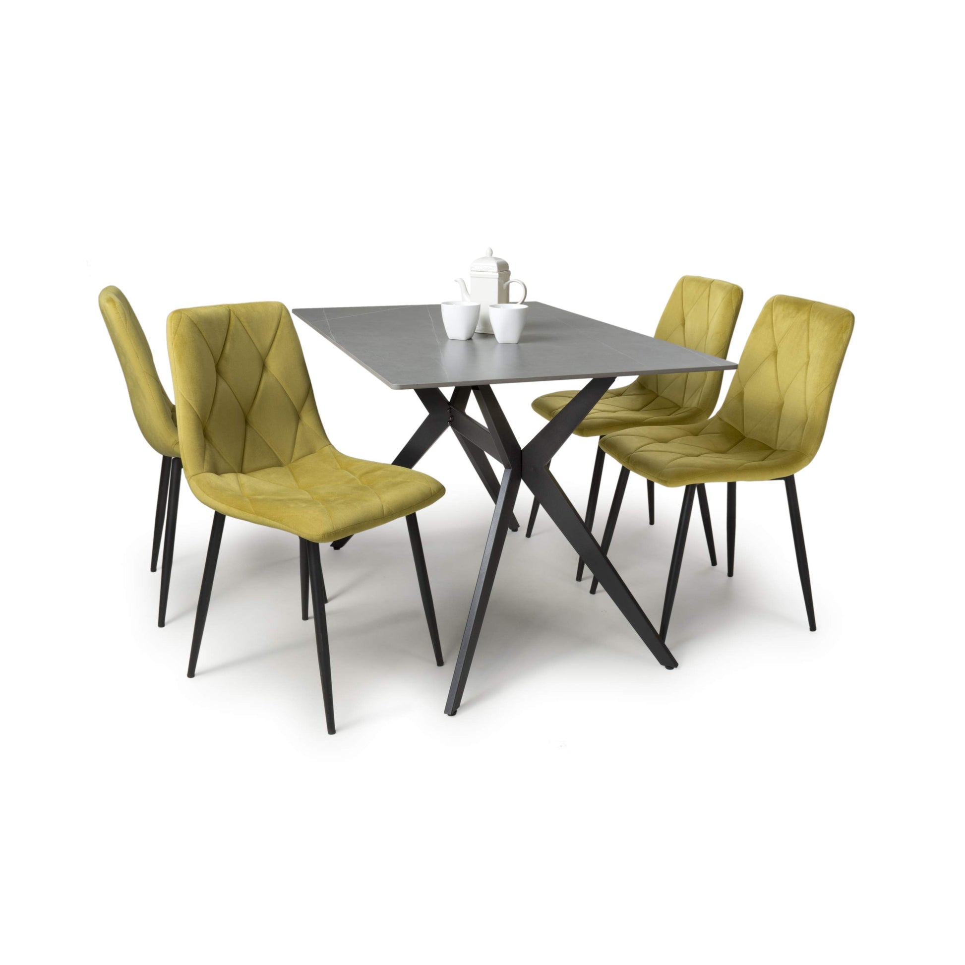 Timor 1.2m & Vernon Dining Set