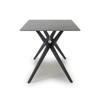 Timor 1.2m & 4 Lisbon Dining Set