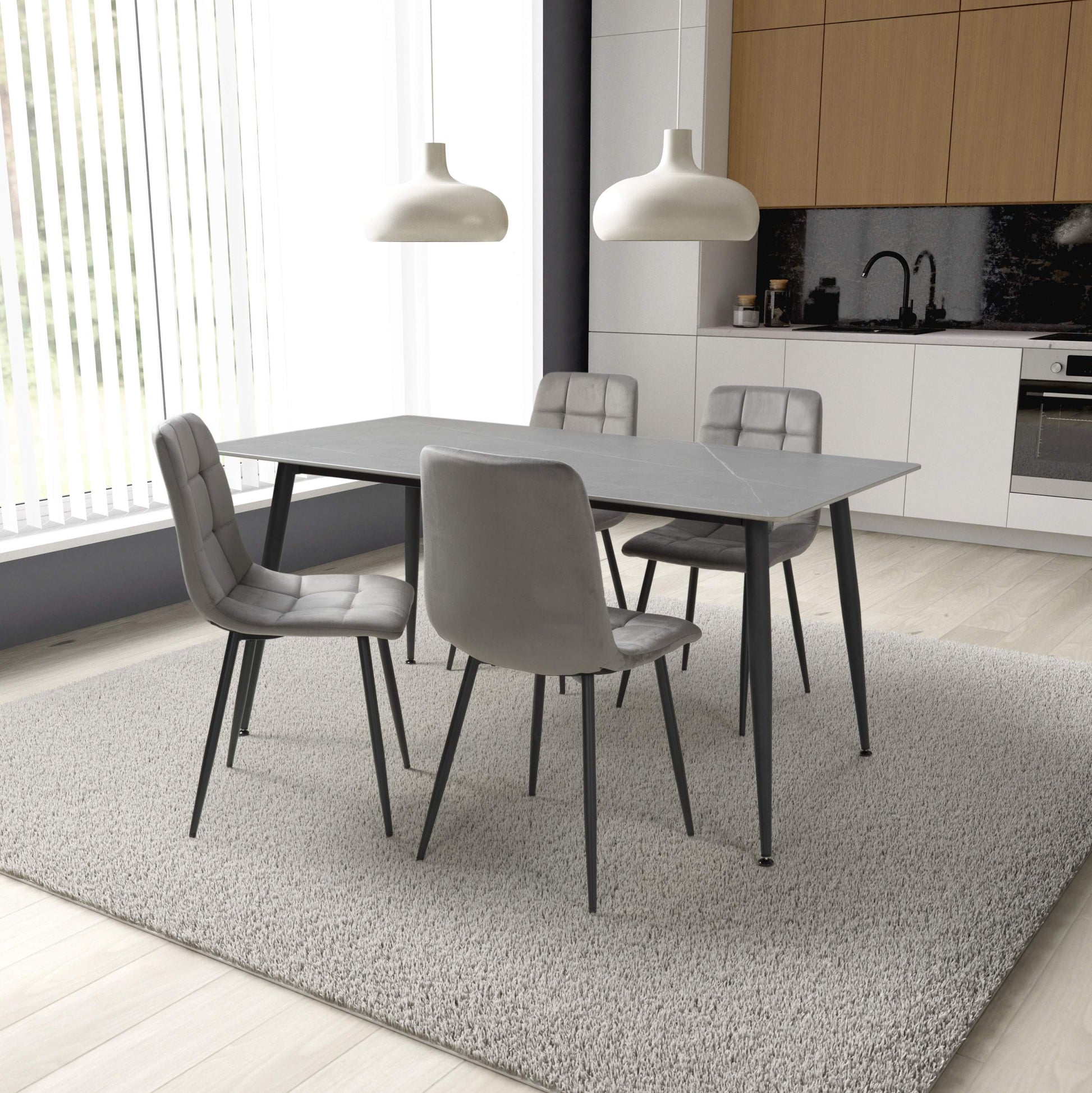 Monaco 1.6m & Madison  Dining Set