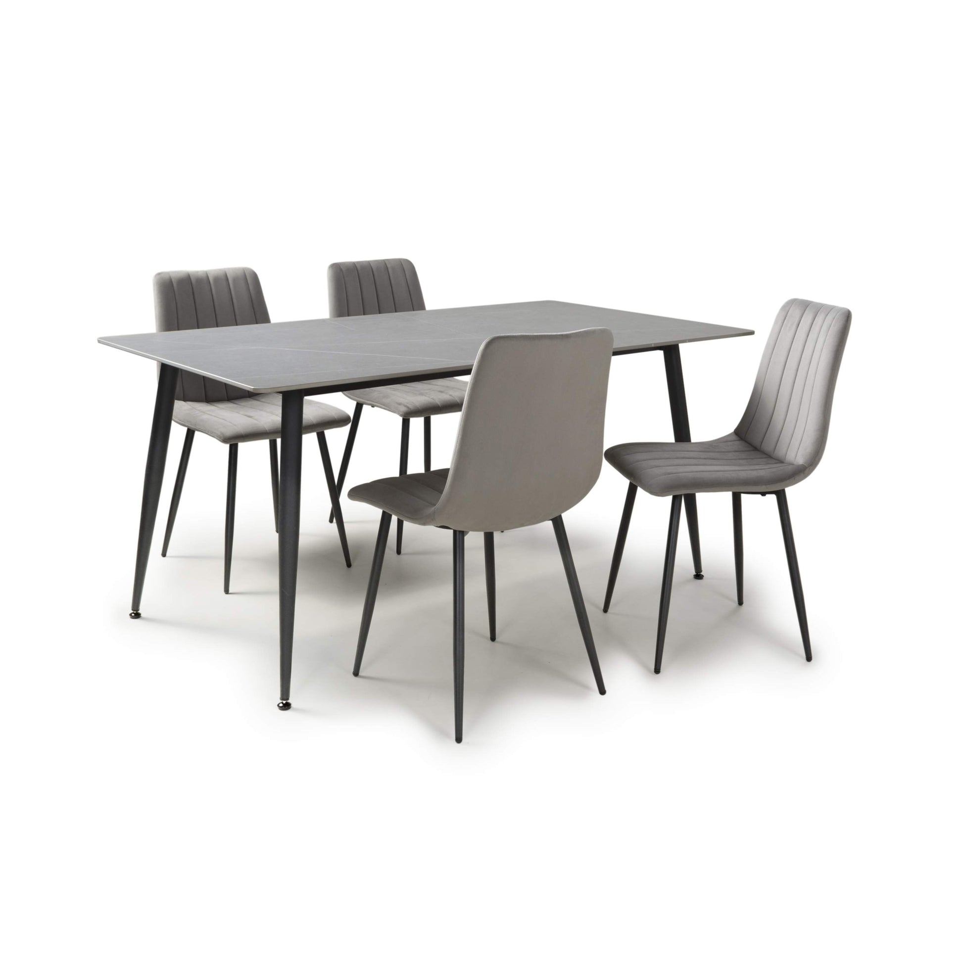 Monaco 1.6m & Lisbon Dining Set