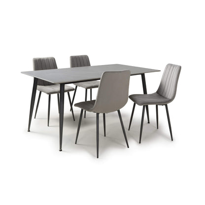 Monaco 1.6m & Lisbon Dining Set