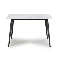 Monaco 1.2m White Dining Table
