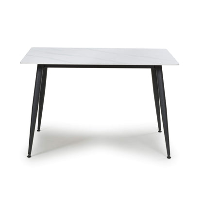 Monaco 1.2m White Dining Table