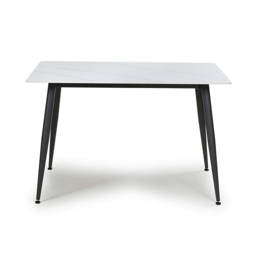 Monaco 1.2m White Dining Table