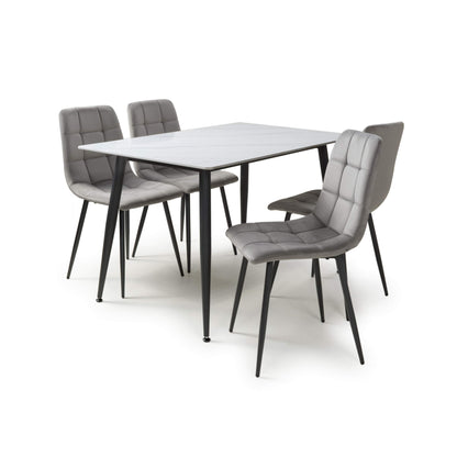 Monaco 1.2m & Madison Dining Set