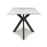 Tokyo Medium 1.6m Ceramic White Dining Table