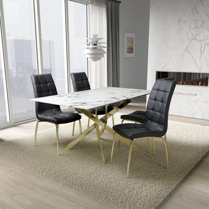 Astoria 1.6m Dining Table & 4 Jenner Chair Dining Set