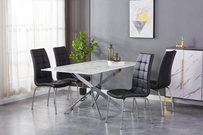 Astoria 1.6m Dining Table & 4 Jenner Chair Dining Set
