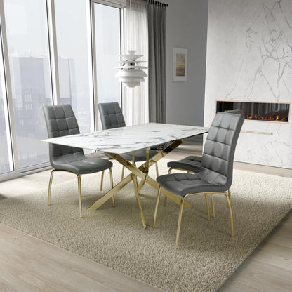 Astoria 1.6m Dining Table & 4 Jenner Chair Dining Set