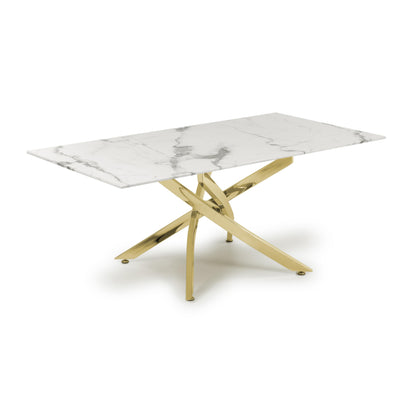 Astoria White & Gold Coffee Table