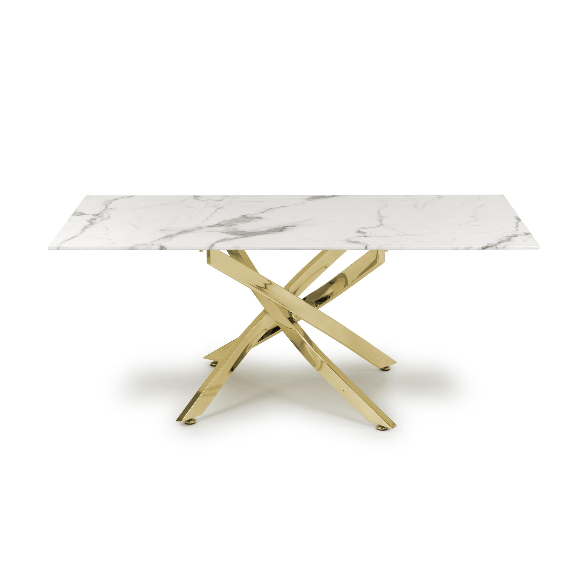 Astoria White & Gold Coffee Table