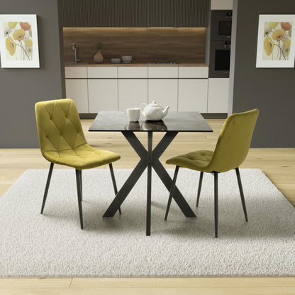 Tokyo 80cm & 2 Vernon Dining Set