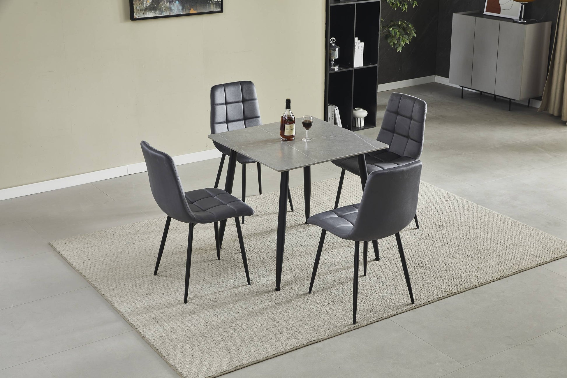 Monaco 0.8m & Madison Dining Set