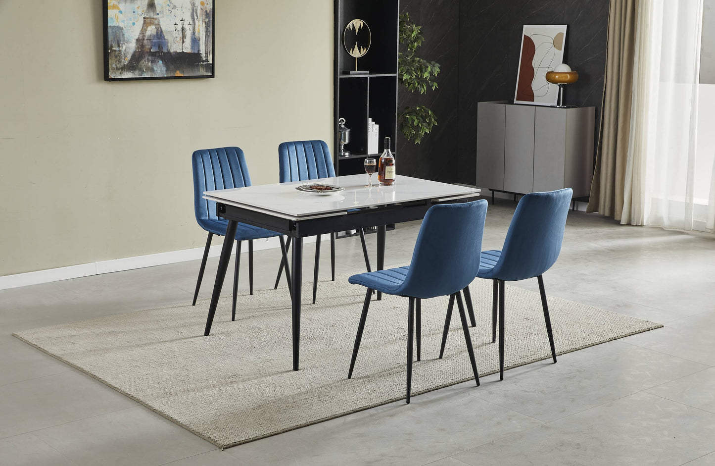 Monaco Extending & Lisbon Dining Set