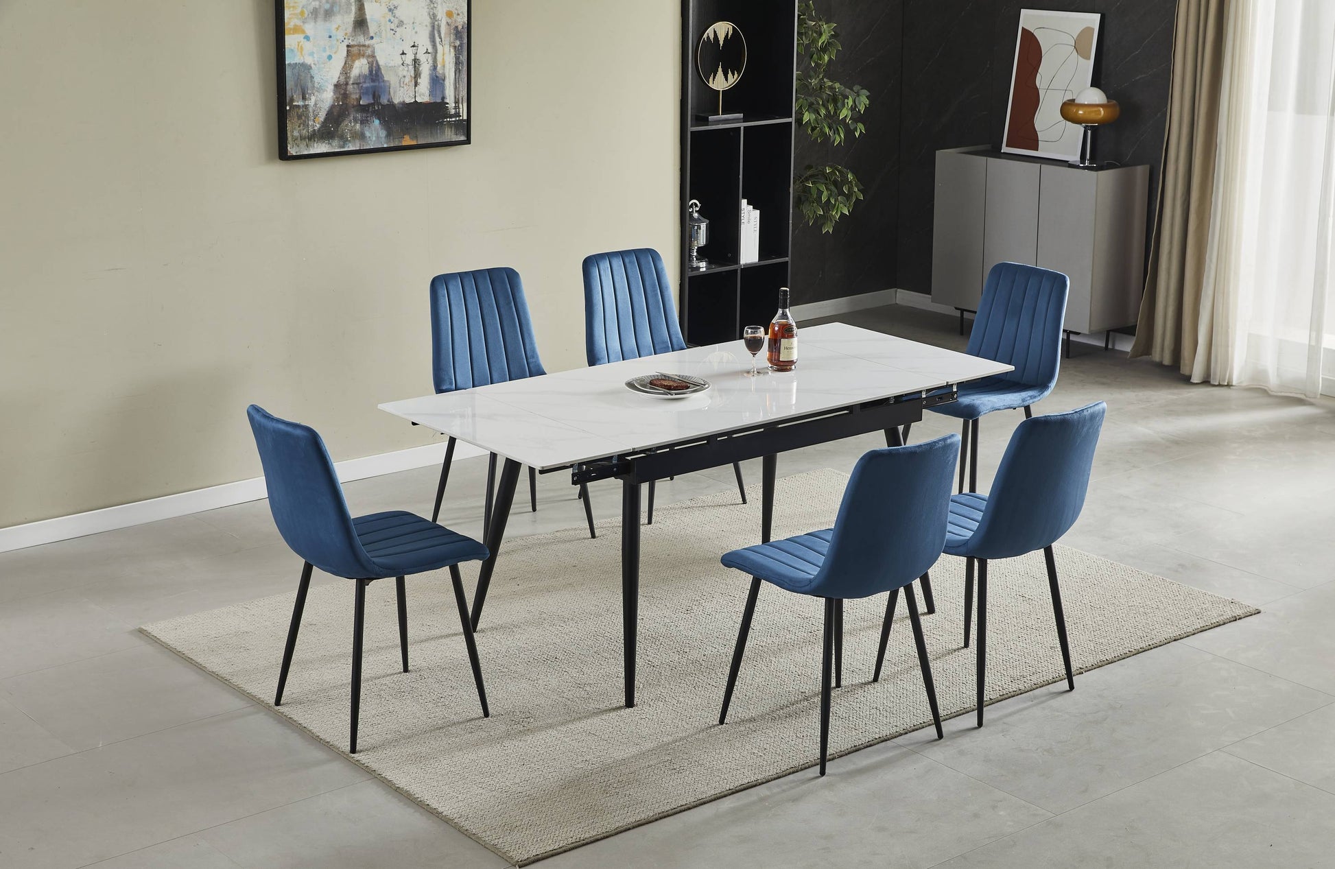 Monaco Extending & Lisbon Dining Set