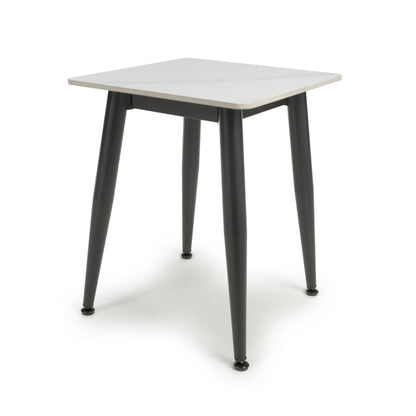 Monaco White End Table