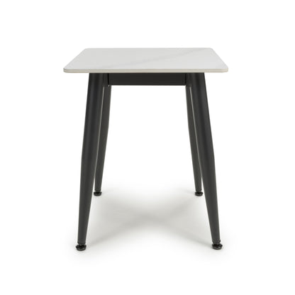Monaco White End Table