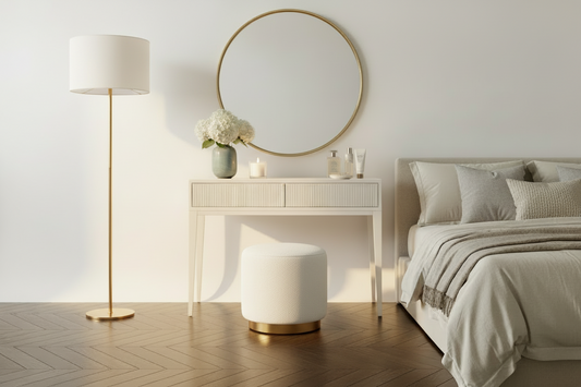 Amur White Finish Dressing Table