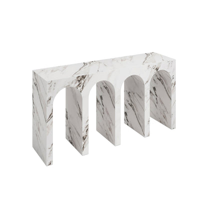 Archie Calacatta Console Table