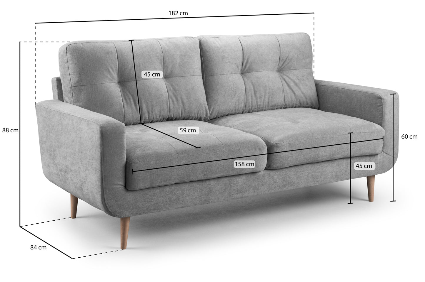 Aurora Grey Sofa