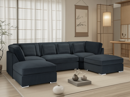 Belgravia Sofa Slate U Shape Corner