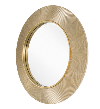 Edvin Gold Finish Wall Mirror