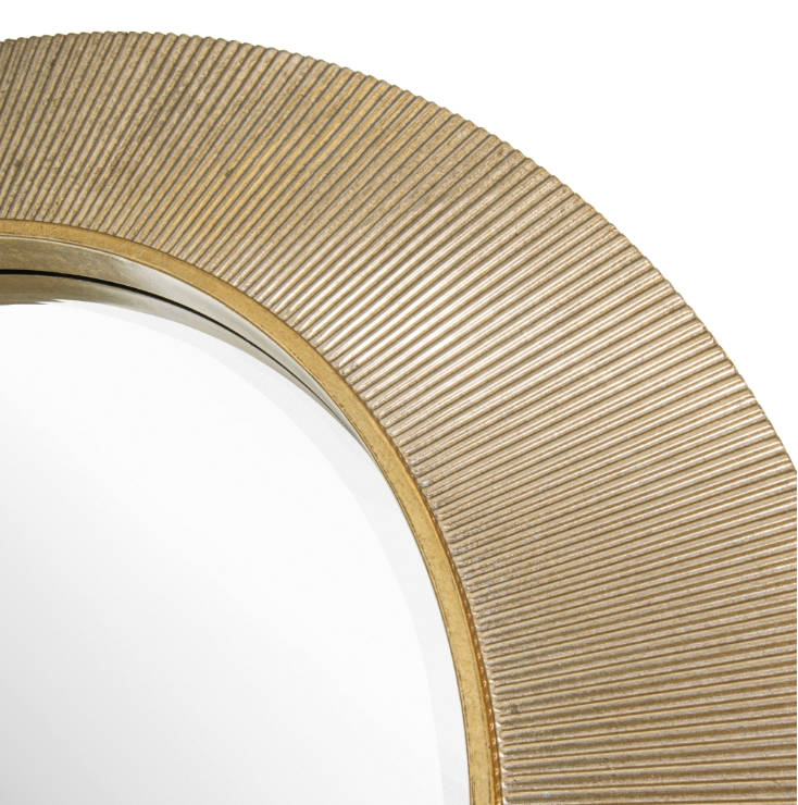 Edvin Gold Finish Wall Mirror