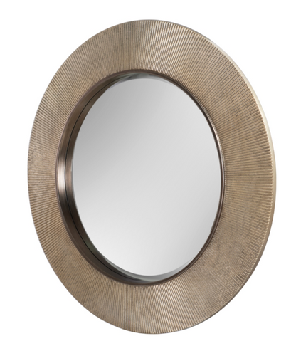 Edvin Gunmetal Finish Wall Mirror