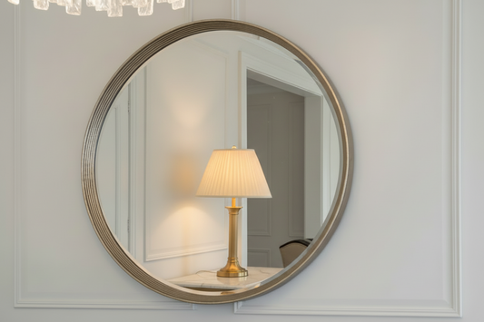 Foyle Antique Silver Finish Wall Mirror