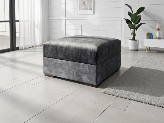 Serena Sofa Black Footstool