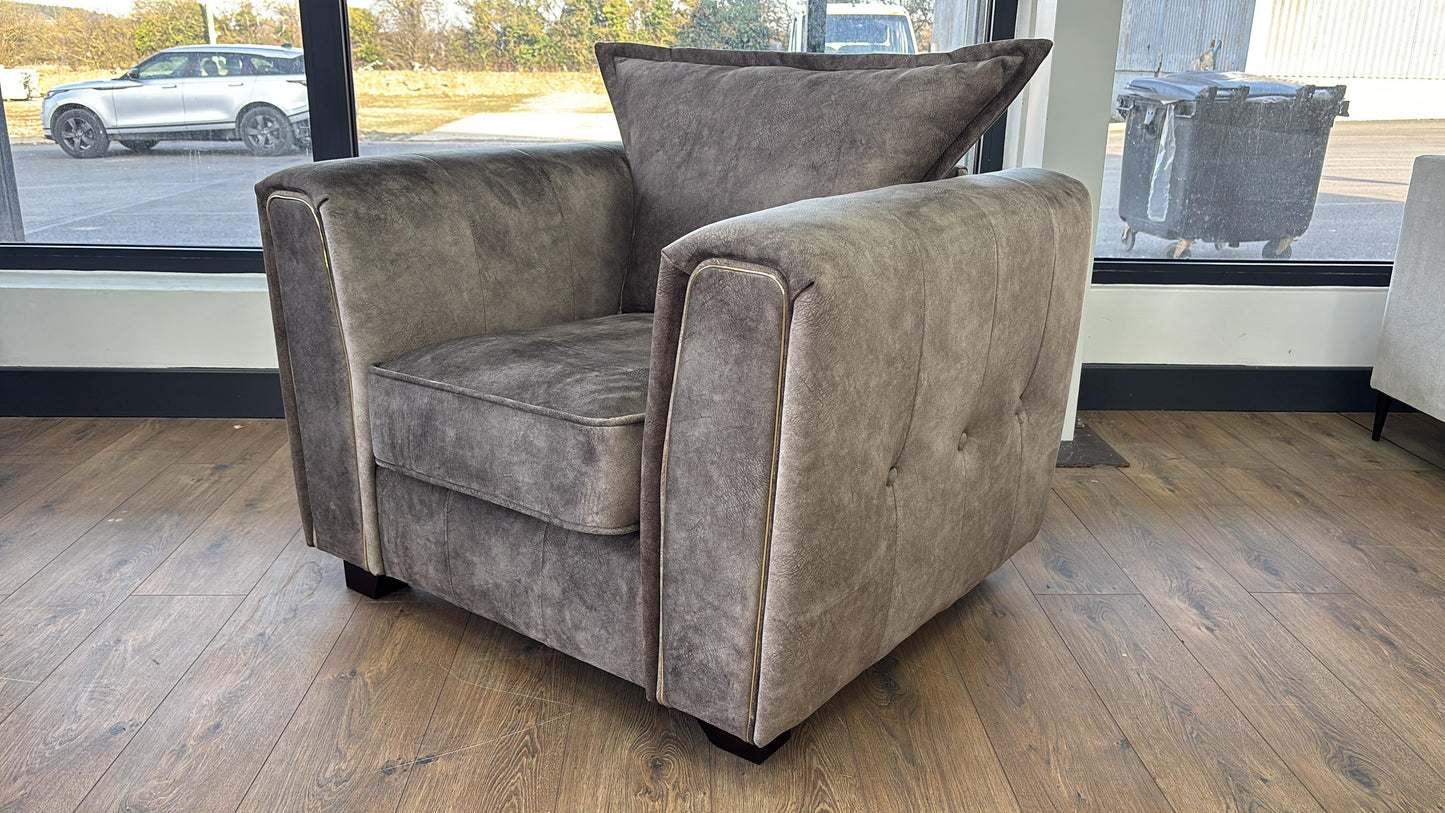 Serena Sofa Brown Armchair