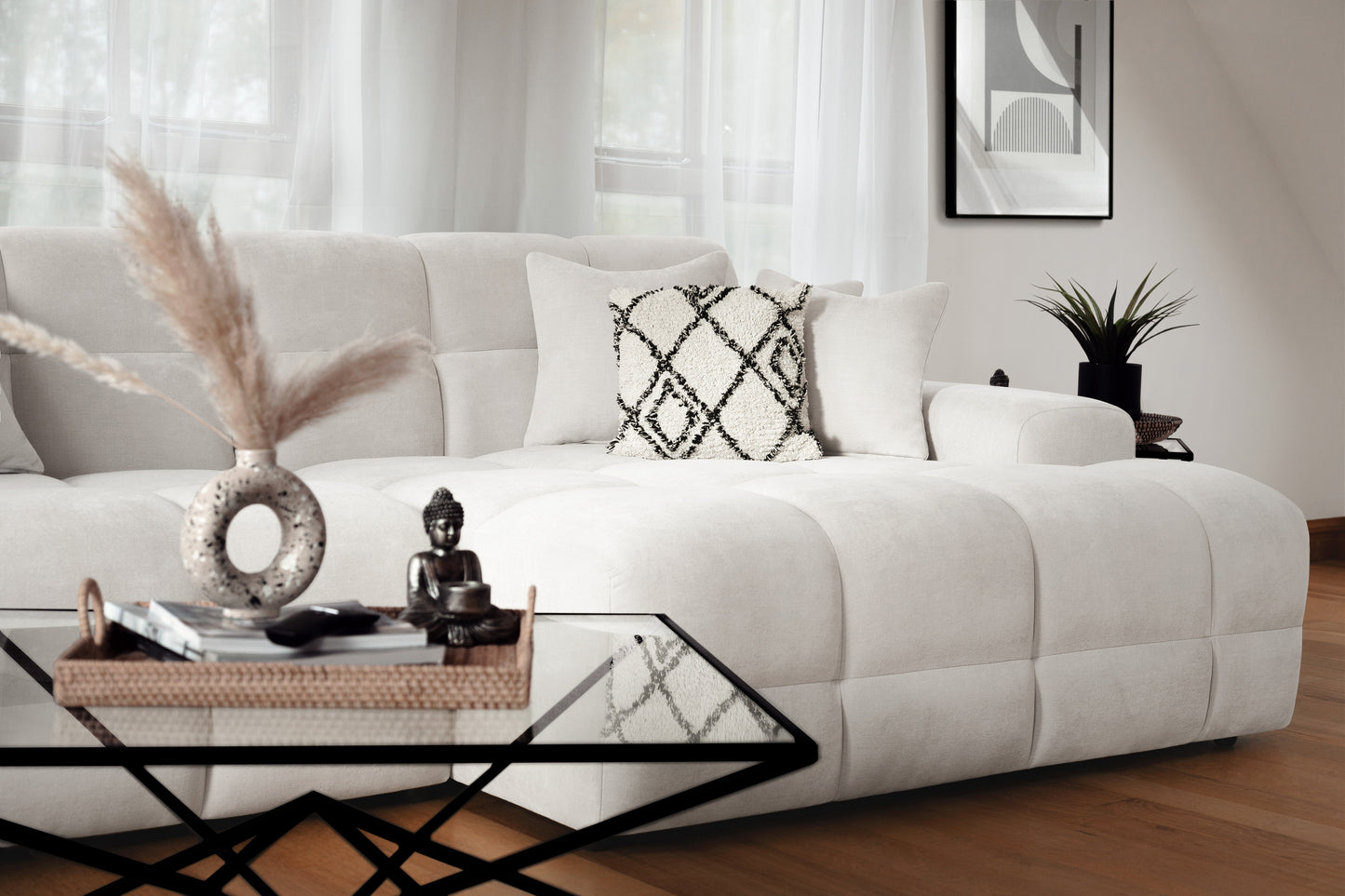 Jacob Sofa Beige Right Hand Facing Corner