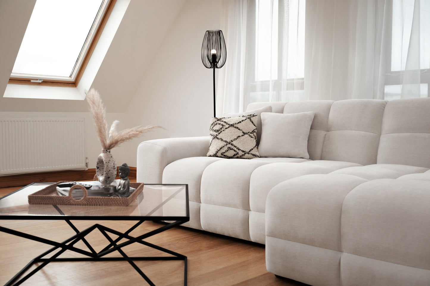 Jacob Sofa Beige Right Hand Facing Corner