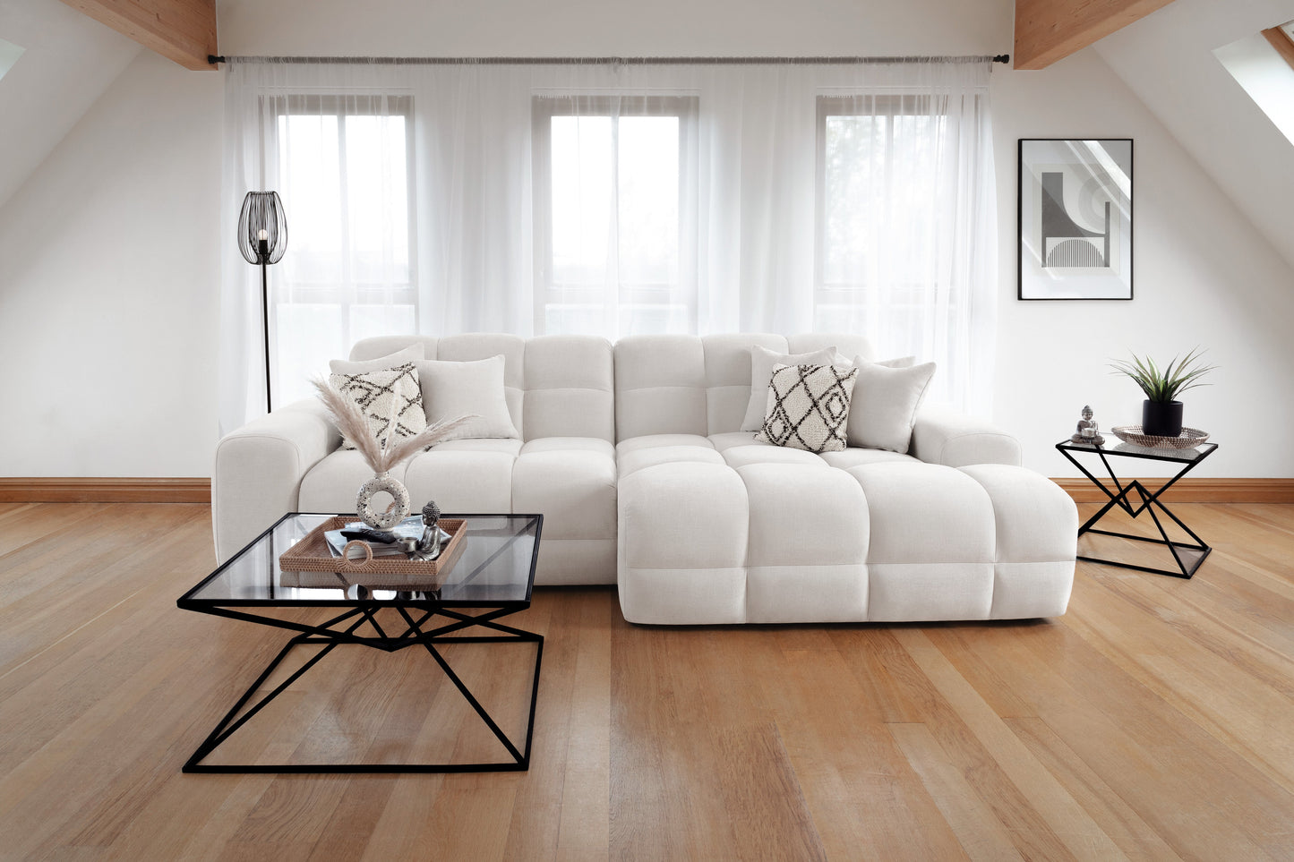 Jacob Sofa Beige Right Hand Facing Corner